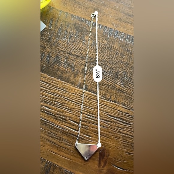 COPY - Repurposed/Upcycled Designer white Silver (PRADA) Charm Necklace … - Picture 2 of 4